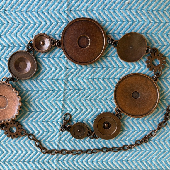 Chico's Brown and Yellow Belt with Intricate Designs - Picture 8 of 8